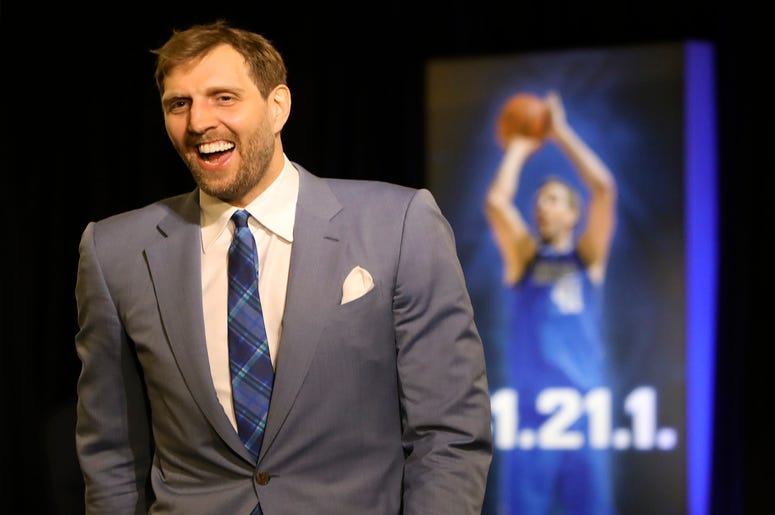 Dallas Mavericks forward Dirk Nowitzki Dallas Mavericks forward Dirk Nowitzki