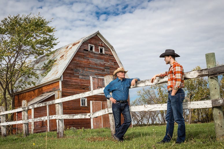 Cowboys, Ranch, Talking, Summer, Day, Cloudy Cowboys, Ranch, Talking, Summer, Day, Cloudy