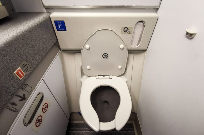 Plane toilet