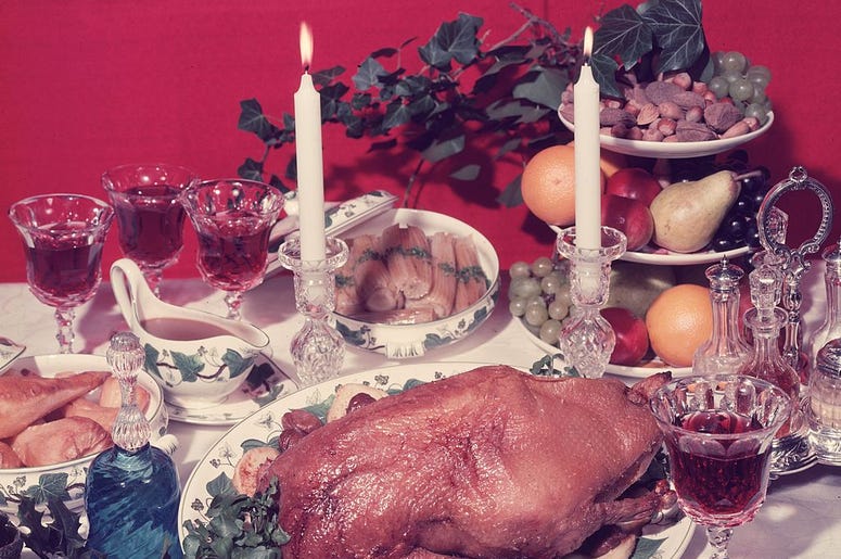 dinner christmas