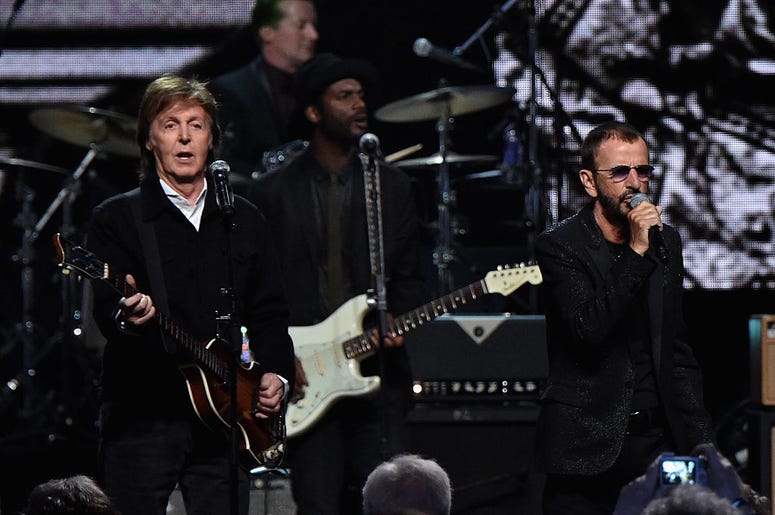 Paul McCartney and Ringo Starr