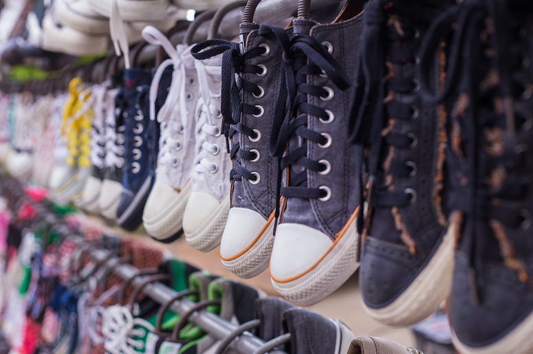 Shoes, Sneakers, Store, Rack, Wall Shoes, Sneakers, Store, Rack, Wall