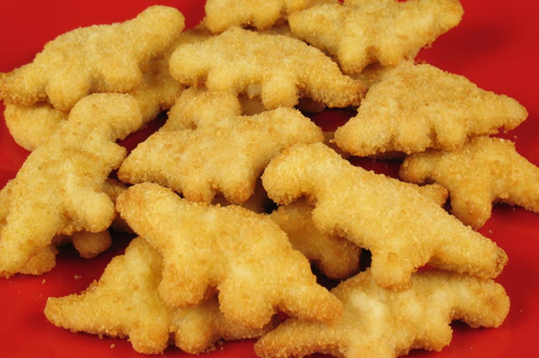 Dino Nuggets Dino Shaped Chicken Nuggets