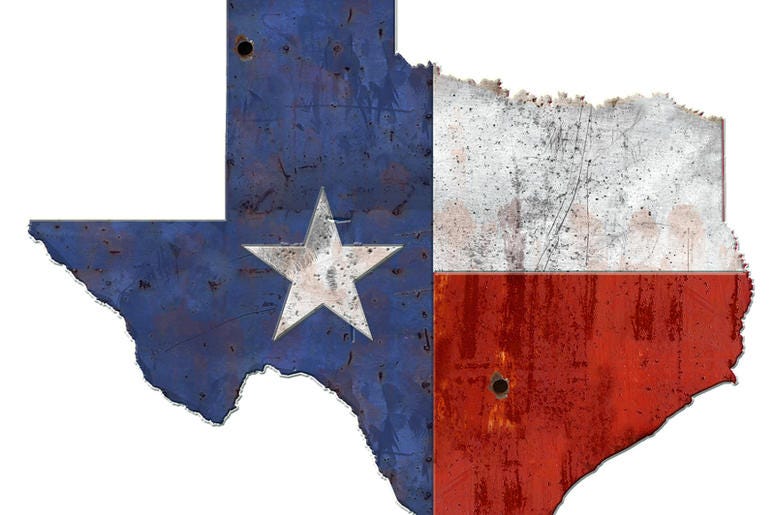 Texas Map Texas Map
