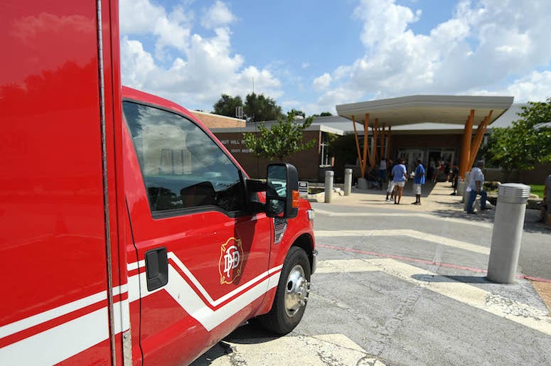Dallas, Fire Rescue, Truck, Walnut Hill Recreation Center, 2017 Dallas, Fire Rescue, Truck, Walnut Hill Recreation Center, 2017