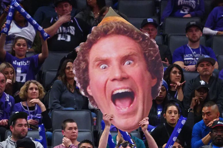 Buddy the Elf, Crowd, Poster, Face, Basketball Game, Elf Buddy the Elf, Crowd, Poster, Face, Basketball Game, Elf