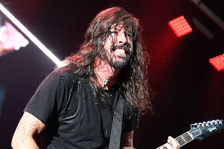 Dave Grohl, Foo Fighters, Sweaty, Hair, Smile, Concert, 2018 Dave Grohl, Foo Fighters, Sweaty, Hair, Smile, Concert, 2018