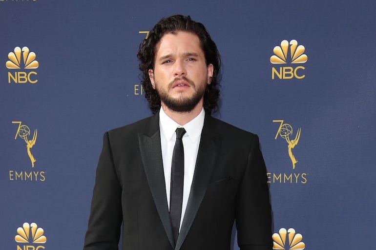 Kit Harrington, Red Carpet, Tuxedo, 70th Emmy Awards, 2018 Kit Harrington, Red Carpet, Tuxedo, 70th Emmy Awards, 2018