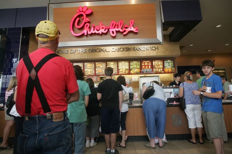Chick-fil-A, Line, Customers, Paramus Park Mall, 2012 Chick-fil-A, Line, Customers, Paramus Park Mall, 2012