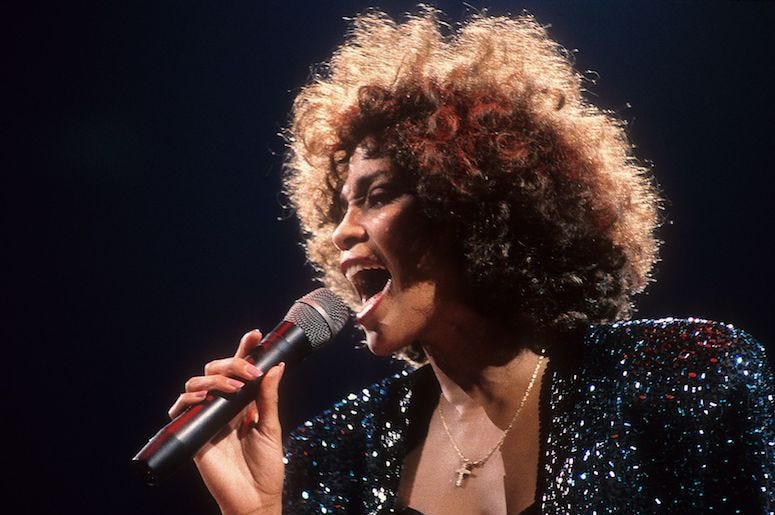 Whitney Houston, Concert, Madison Square Garden, 1987 Whitney Houston, Concert, Madison Square Garden, 1987