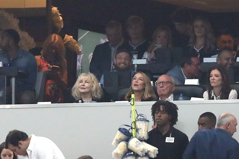 Conor McGregor At the Dallas Cowboys Game