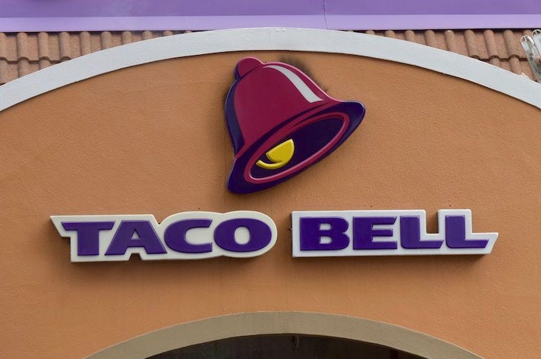 Taco Bell, Restaurant, Exterior, Sign, Florida, 2019 Taco Bell, Restaurant, Exterior, Sign, Florida, 2019