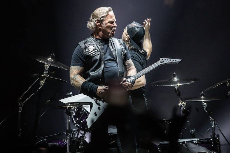 James Hetfield, Lars Ulrich, Metallica, Concert, WorldWired Tour, 2019 James Hetfield, Lars Ulrich, Metallica, Concert, WorldWired Tour, 2019
