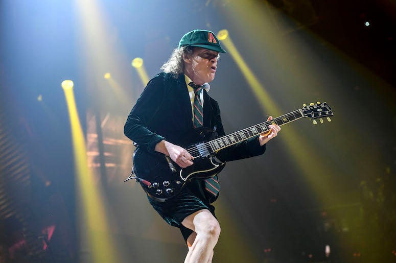 Angus Young, ACDC, Concert, Guitar, Solo, 2016 Angus Young, ACDC, Concert, Guitar, Solo, 2016