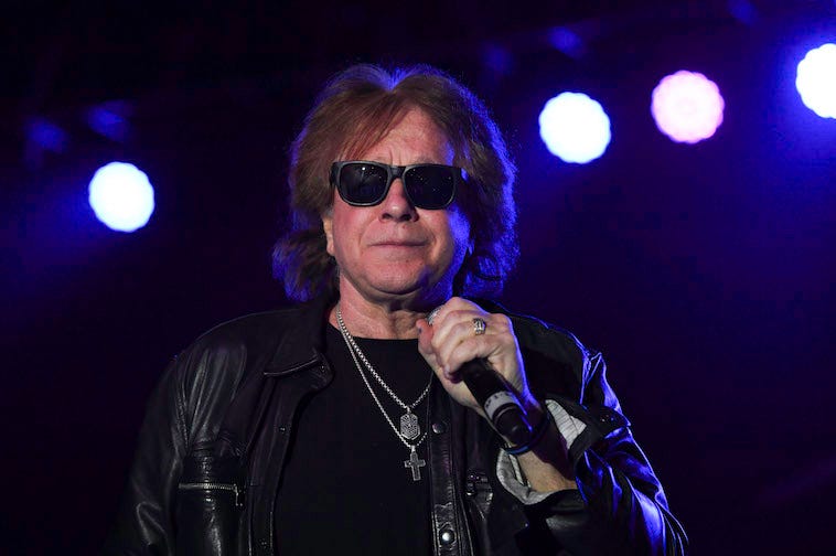 Eddie Money, Concert, Sunglasses, Microphone Eddie Money, Concert, Sunglasses, Microphone