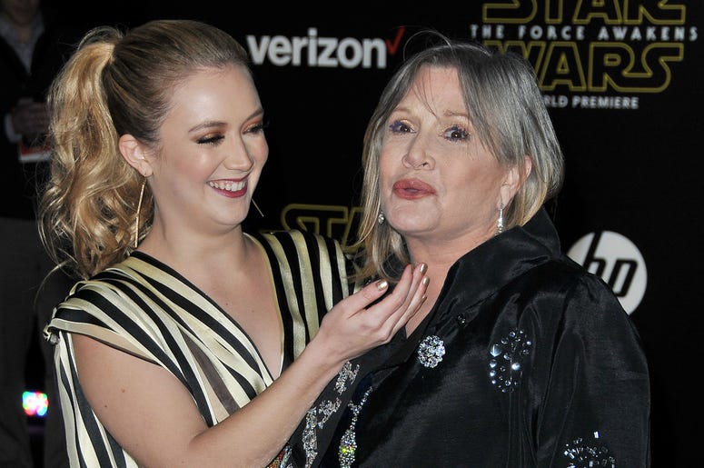 Billie Lourd & Carrie Fisher