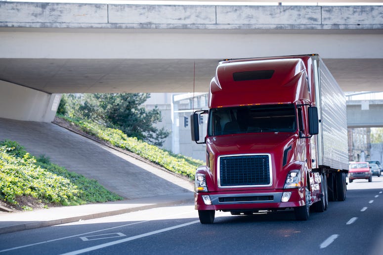 Truck, Big Rig, Road, Driving, Bridge, Highway Truck, Big Rig, Road, Driving, Bridge, Highway