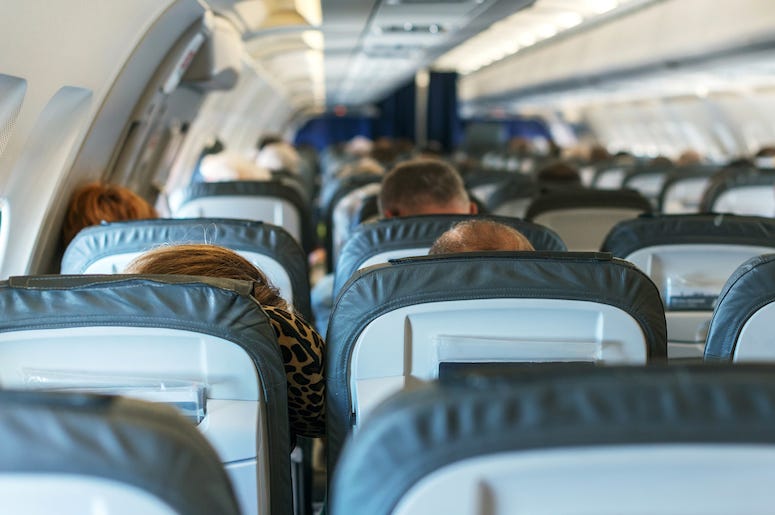 Plane, Flight, Passengers, Sitting, Interior Plane, Flight, Passengers, Sitting, Interior