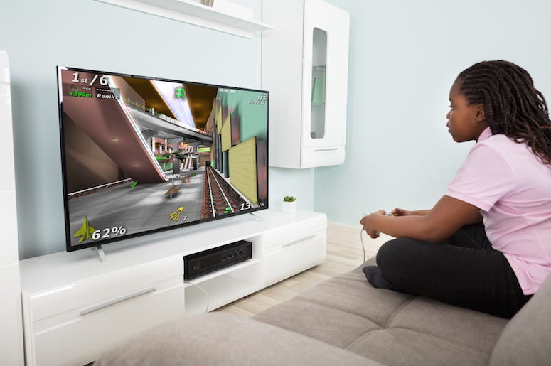 Girl, Video Games, Television, Girl, Video Games, Television,