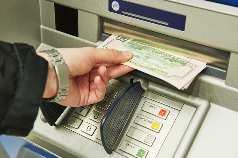 ATM, Cash Machine, Withdrawal, Dollar Bills ATM, Cash Machine, Withdrawal, Dollar Bills