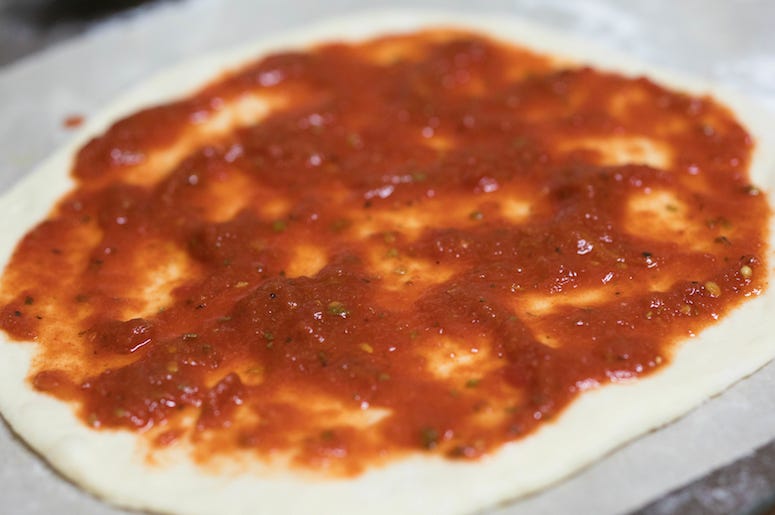 Pizza, Tomato Sauce Pizza, Tomato Sauce