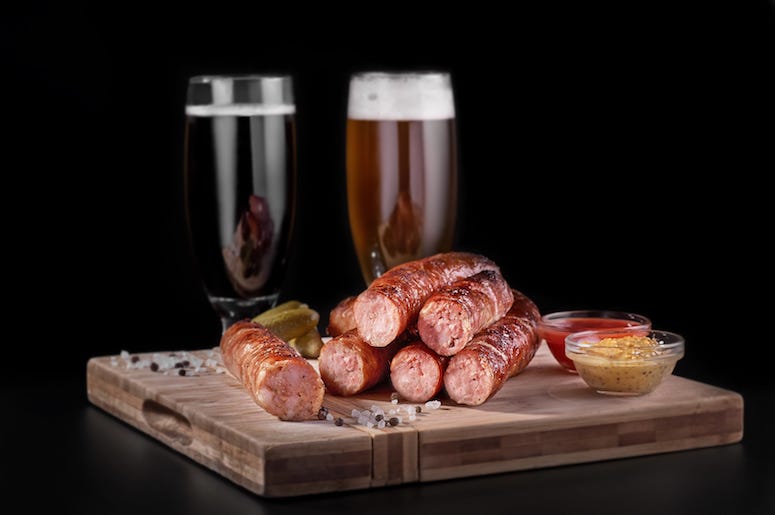 Sausage, Beer Sausage, Beer