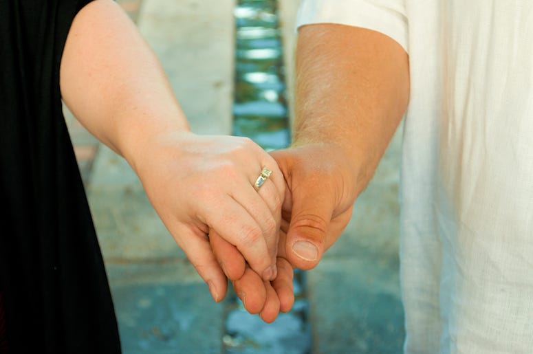 Married, Couple, Holding Hands, Wedding Ring Married, Couple, Holding Hands, Wedding Ring