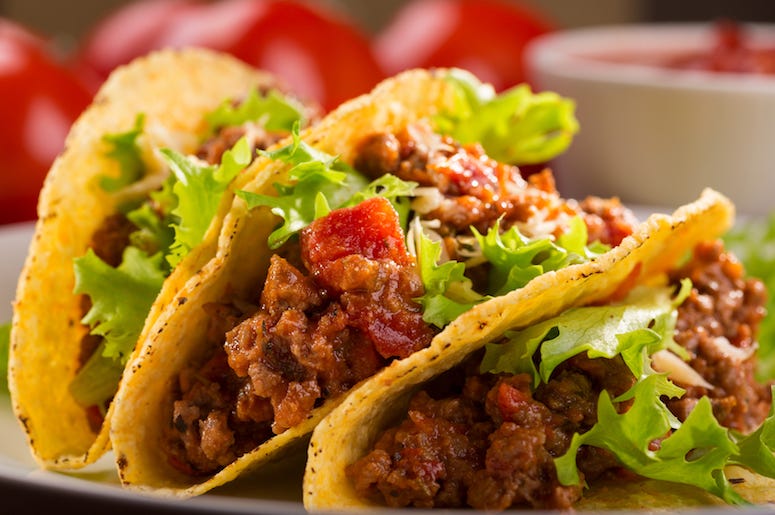Tacos, Plate, Food Tacos, Plate, Food
