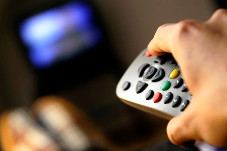 Watching TV, Remote, Man Watching TV, Remote, Man