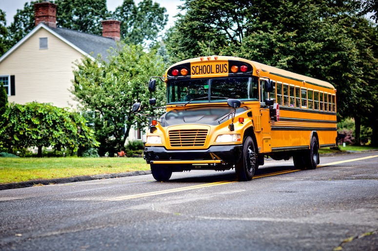 Yellow, School Bus, Neighborhood Yellow, School Bus, Neighborhood