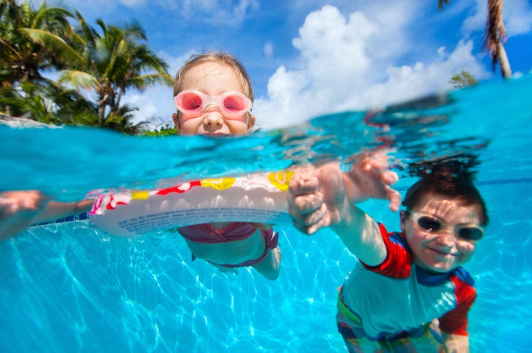 Kids, Swimming Pool, Goggles, Underwater Kids, Swimming Pool, Goggles, Underwater