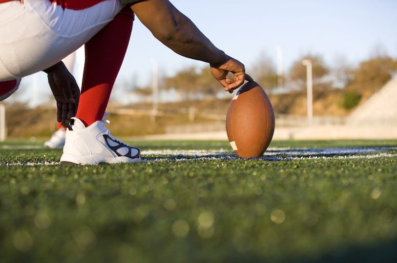 Football, Field Goal, Holder Football, Field Goal, Holder