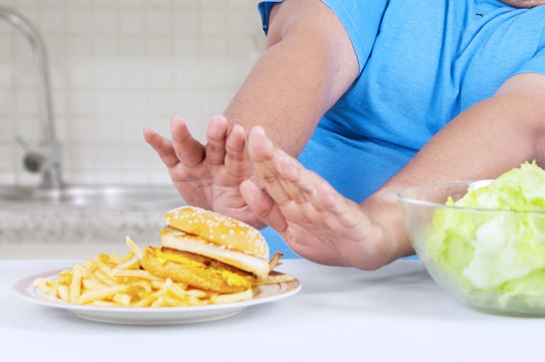 Hamburger, Food, No Thank You, Refuse, Push Away Hamburger, Food, No Thank You, Refuse, Push Away
