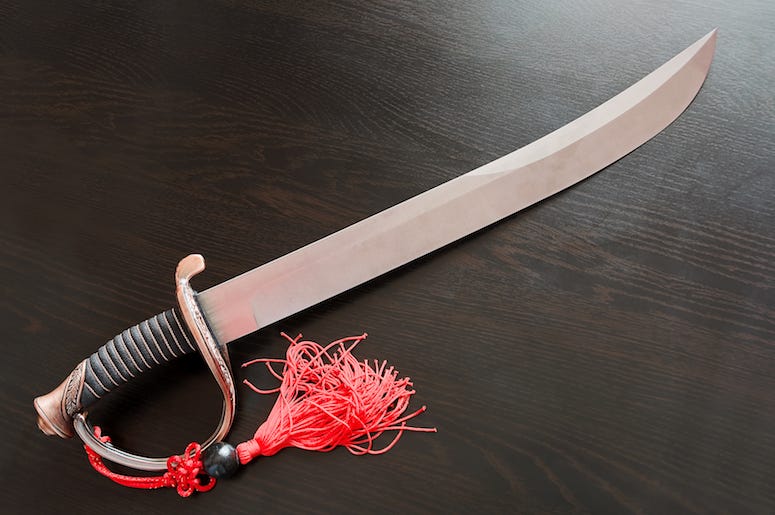 Saber, Sword, Table Saber, Sword, Table