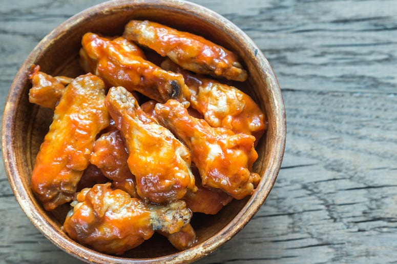 Buffalo Wings, Chicken Wings, Bowl Buffalo Wings, Chicken Wings, Bowl