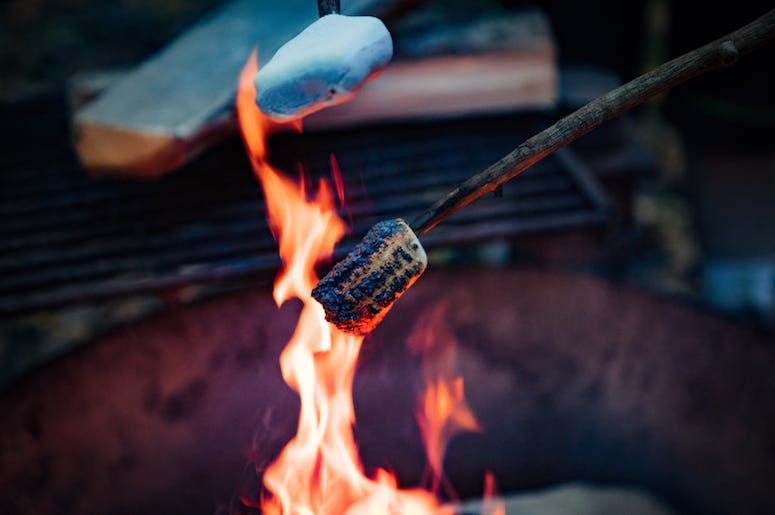 Roasting Marshmallows, Fire Roasting Marshmallows, Fire
