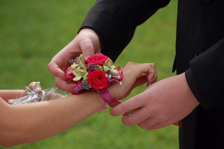 High School, Prom, Wrist, Corsage High School, Prom, Wrist, Corsage