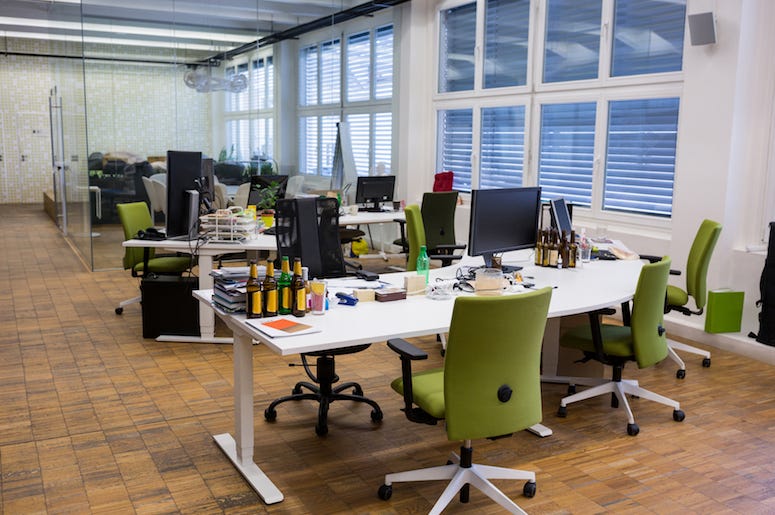 Empty Office, Desk, Chairs, Workspace Empty Office, Desk, Chairs, Workspace