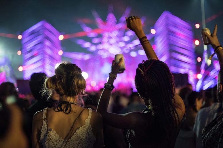 Music Festival, Crowd, Audience Music Festival, Crowd, Audience