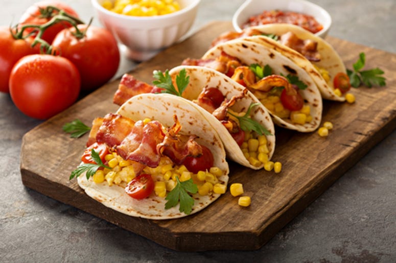 Bacon On Tacos