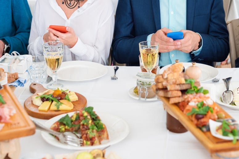 Phones at the table