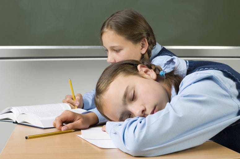 Kids Sleeping in Class