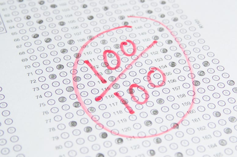100% Test Score