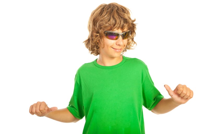 Kid In A Green Shirt
