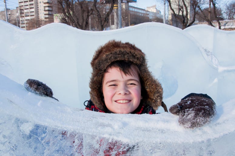 Kid in the Snow