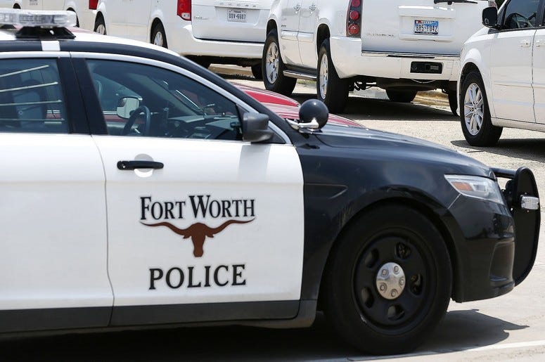 Fort Worth police car Fort Worth police car