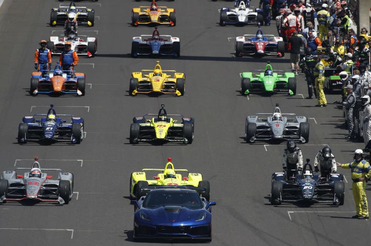Detroit Grand Prix Starting Line