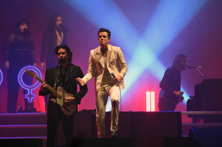 Brandon Flowers of The Killers performs Brandon Flowers of The Killers performs