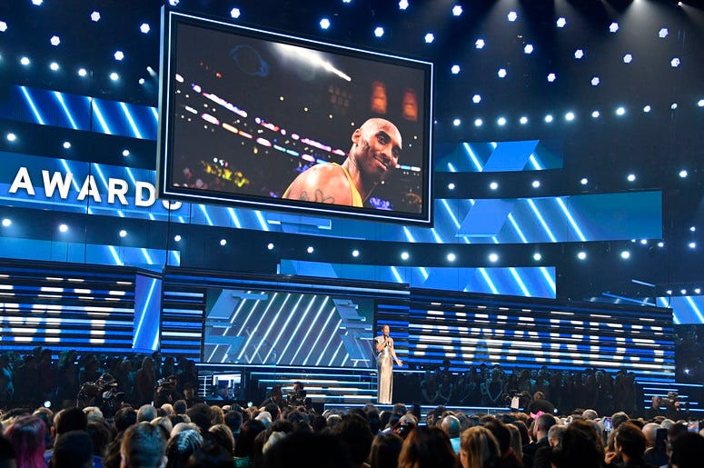 Alicia Keys honors Kobe Bryant at the start of the 62nd annual GRAMMY Awards on Jan. 26, 2020 at the STAPLES Center in Los Angeles, Calif. Alicia Keys honors Kobe Bryant at the start of the 62nd annual GRAMMY Awards on Jan. 26, 2020 at the STAPLES Center in Los Angeles, Calif.