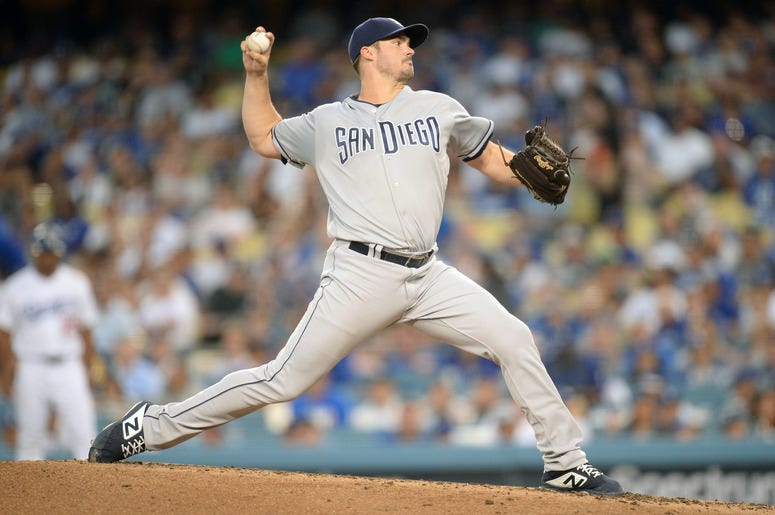 San Diego Padres starting pitcher Jacob Nix San Diego Padres starting pitcher Jacob Nix